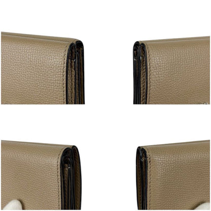 Loewe Trifold Wallet Vertical Wallet Trifold Wallet Sand Glaze Compact Wallet