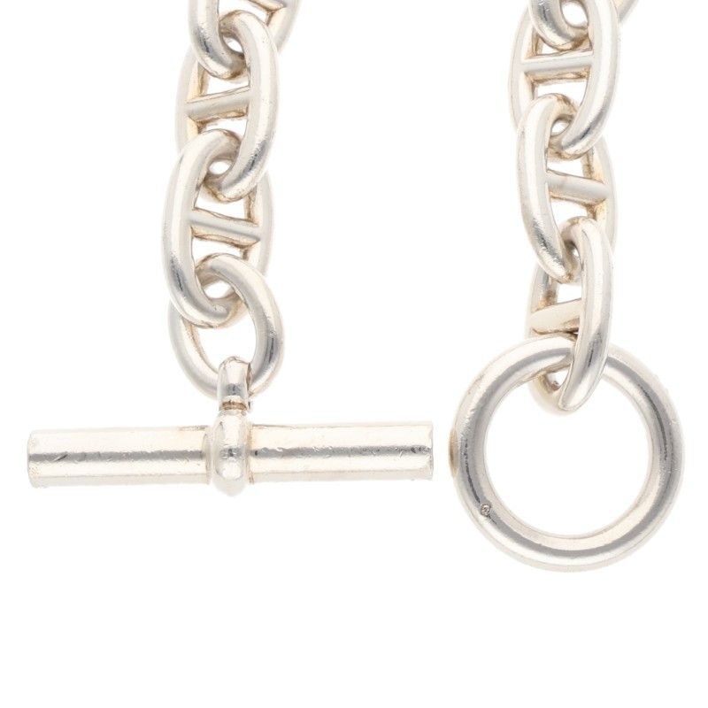 Hermes Chaine D'ancre TGM Chaine D'ancre TGM Silver Bracelet Men's 11link