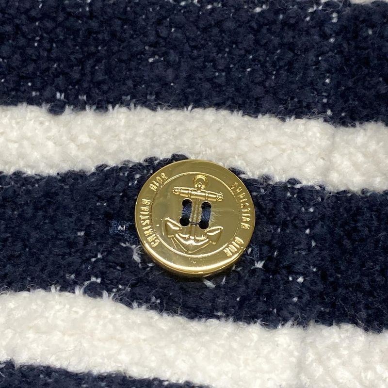 Dior/christian Dior Jacket Size I 40 Women's Marinière Short Sleeve Jacket