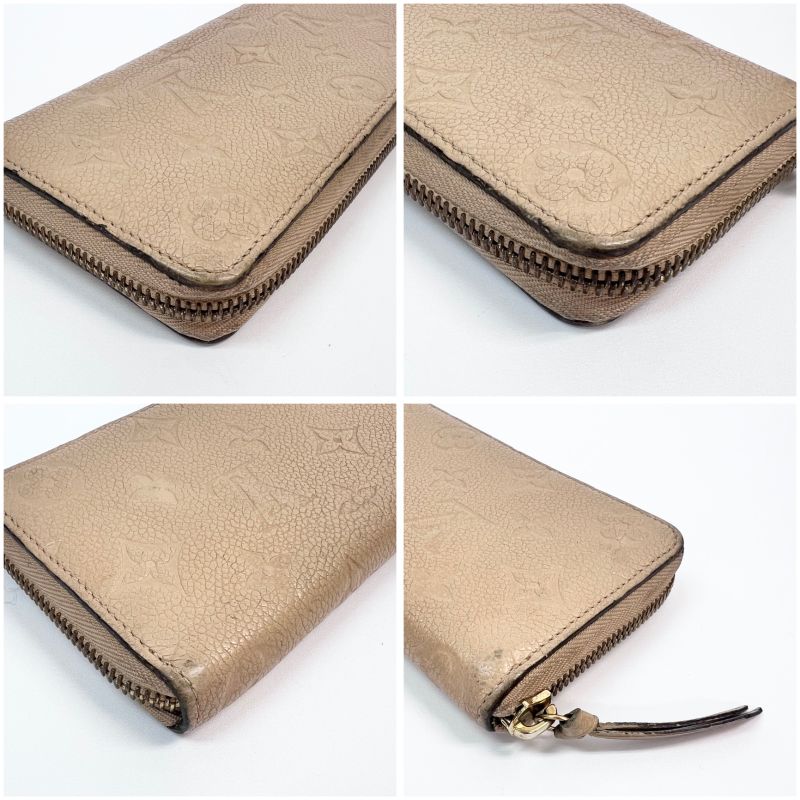 Louis Vuitton Long Wallet Empreinte Clemence Round Zipper M60173 35bs092