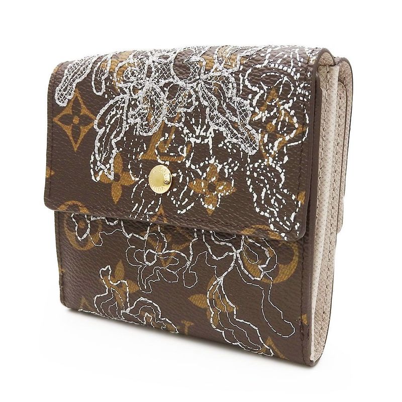 Louis Vuitton Compact Wallet W Hook Porte Monet Biécarte Cles Di M95396
