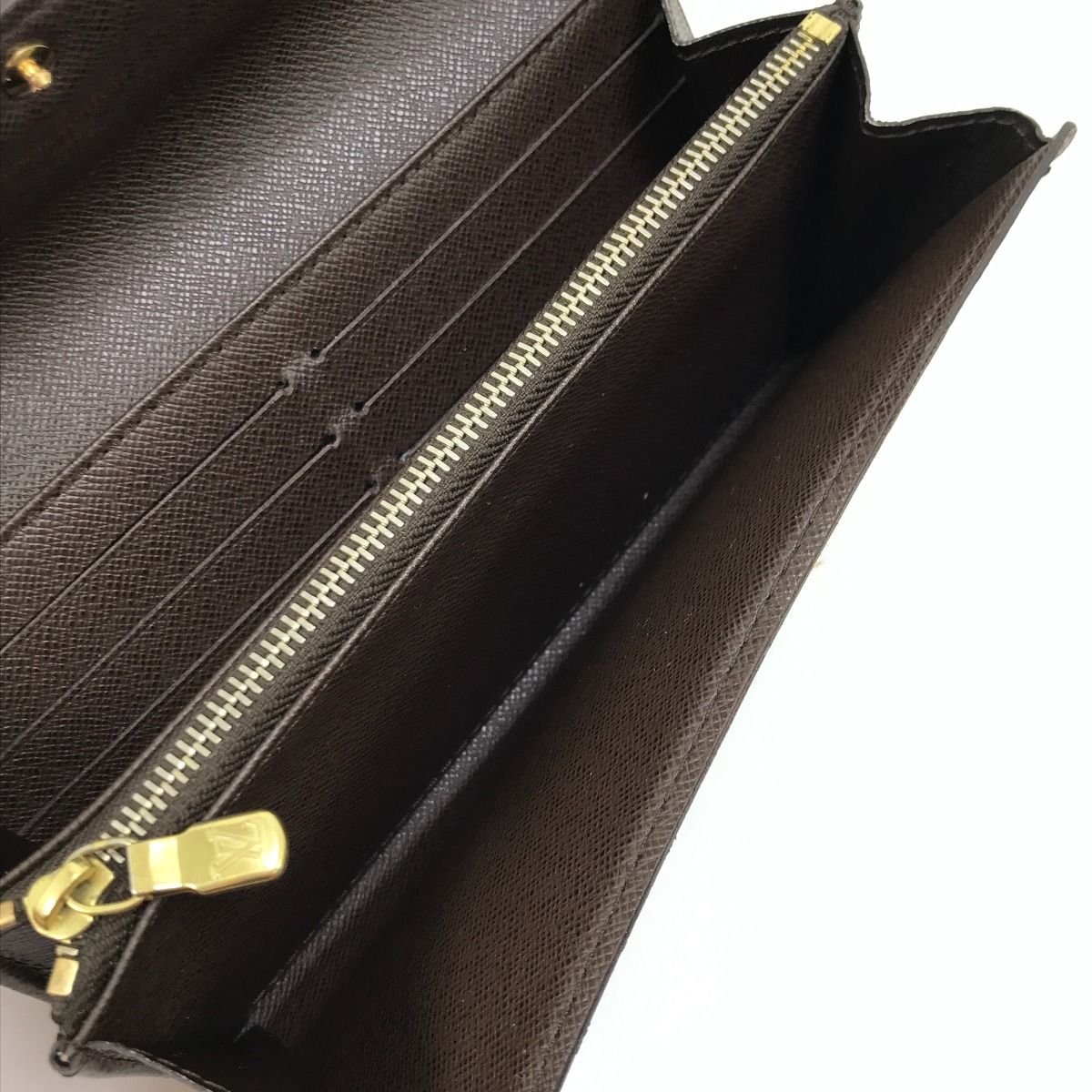 Louis Vuitton Long Wallet Damier Portefeuille Sarah N61734 Brown