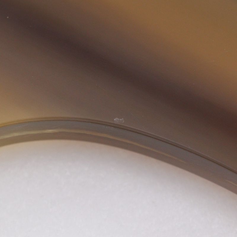 Hermes Ism Buffalo Horn Brown Ladies 28g Necklace