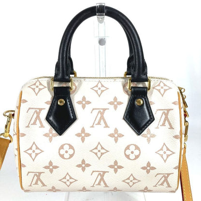 Louis Vuitton Speedy Bandouliere 20 M46906 Monogram Canvas White
