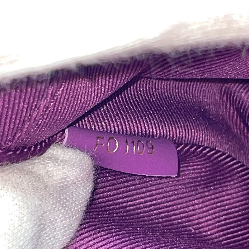 Louis Vuitton M44624 Monogram Denim Bum Bag Outdoor Purple 387337 Body Bag