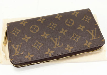 Louis Vuitton Round Zipper Long Wallet With Change Pocket Monogram Coclico