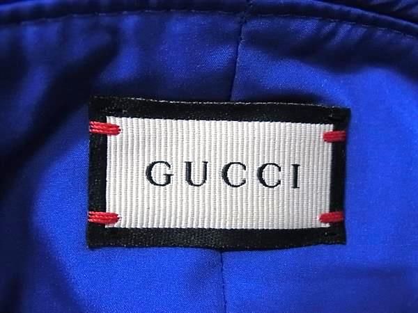 Gucci GG Marmont 100% Polyester Bucket Hat Hat Size M Men's Women's Blue