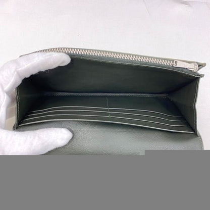 Bottega Veneta Long Fold Wallet Ec21351 Beige Khaki