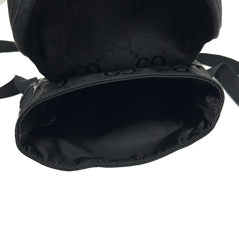 Gucci Shoulder Bag GG Pattern Black 643858