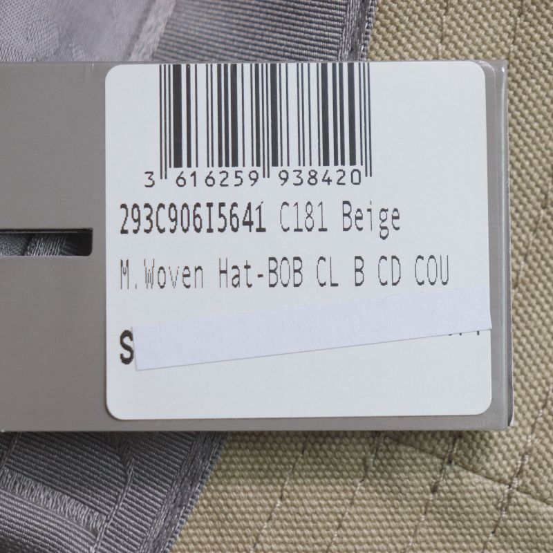  DIOR Homme 293c906i5641 100% Cotton DIOR Logo Embroidered Bucket Hat Beige S