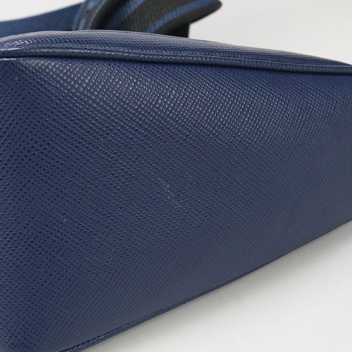 Prada Triangle 2vh155 Crossbody Shoulder Bag Leather Men's