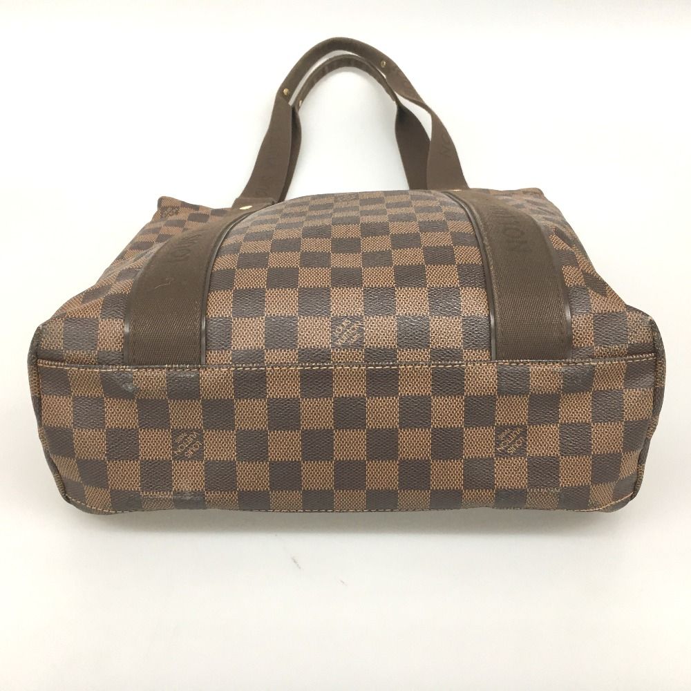 Louis Vuitton Damier Tote Bag Hippopotamus Boule Zipper Damage