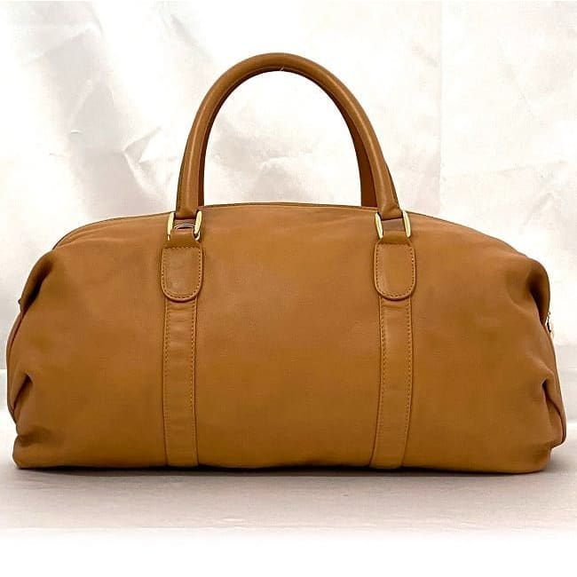 Gucci 2-Way Boston Bag Camel Brown