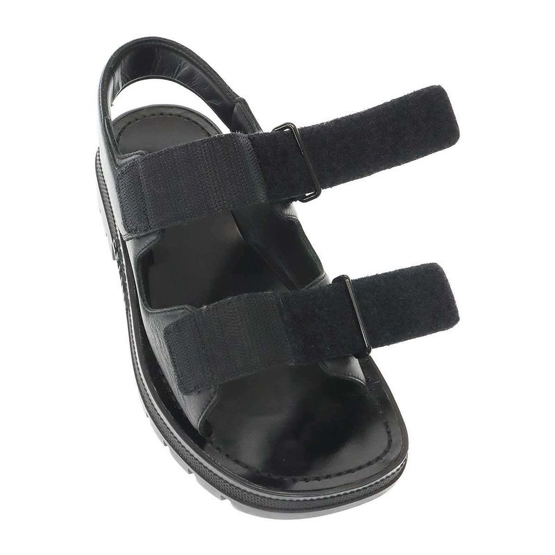 Celine Leo Velcro Sandals Black 35