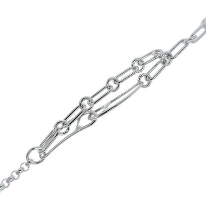 Hermes Chaine D'ancre Punk Bracelet ST Ag925 Silver - Women's Accessorie