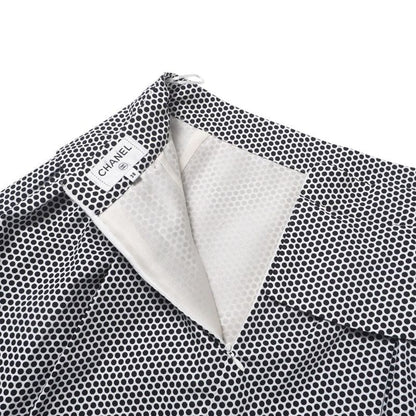 Chanel Setup Size 38 P60 CC Logo Coco Mark Button Short Sleeves Blouse Full