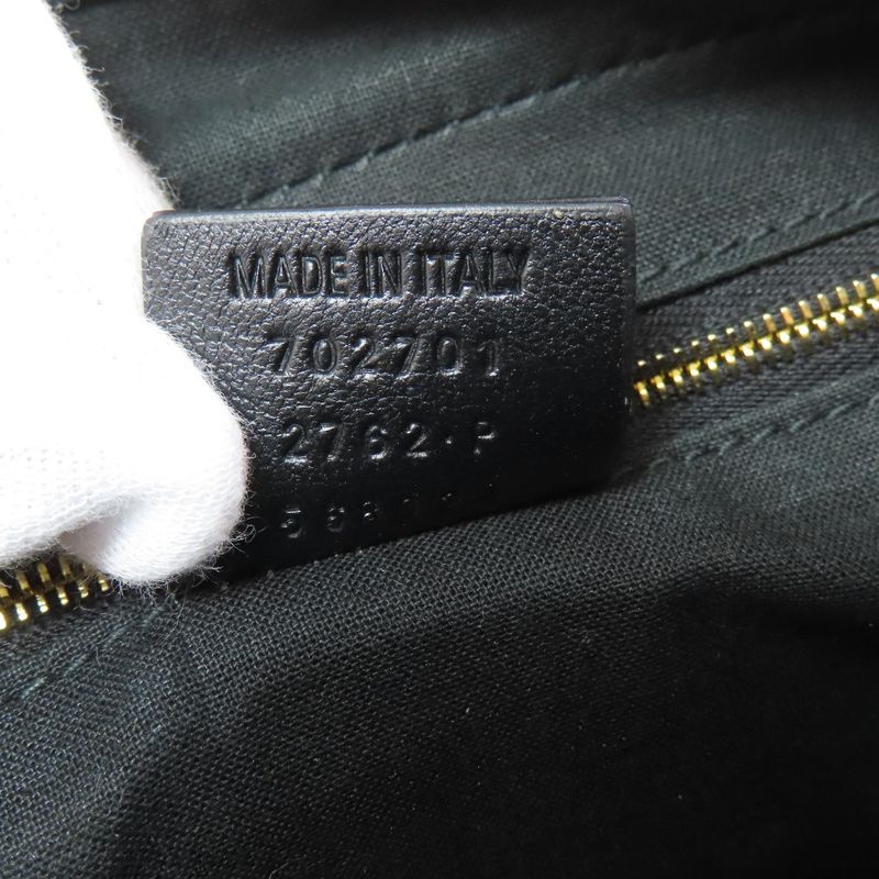 Balenciaga 702701 Logo Shoulder Bag PVC Women