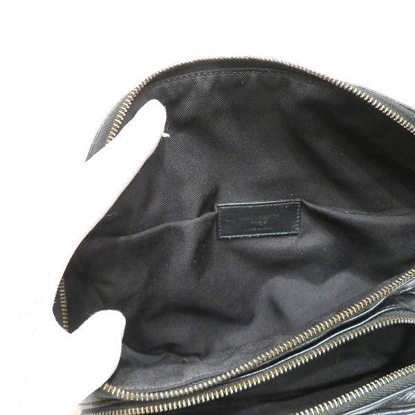 Saint Laurent Logo Leather Body Bag Lnd586206-0619 Waist Pouch Bag Shoulder Bag