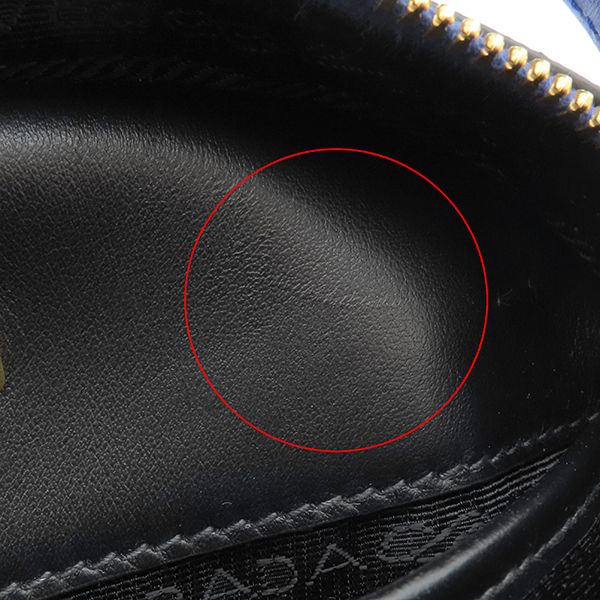 Prada 2way Bag Saffiano Odette 2way Bag Saffianoleather Blue Goldhardware Blue