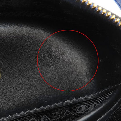 Prada 2way Bag Saffiano Odette 2way Bag Saffianoleather Blue Goldhardware Blue