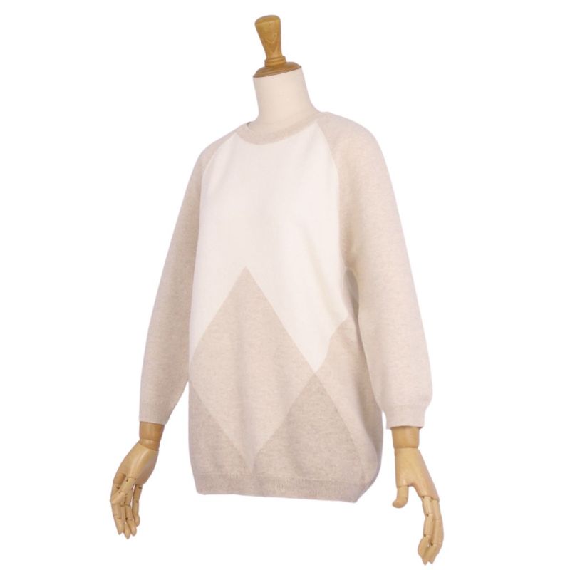 Hermes Knit Sweater Pullover Cashmere Top