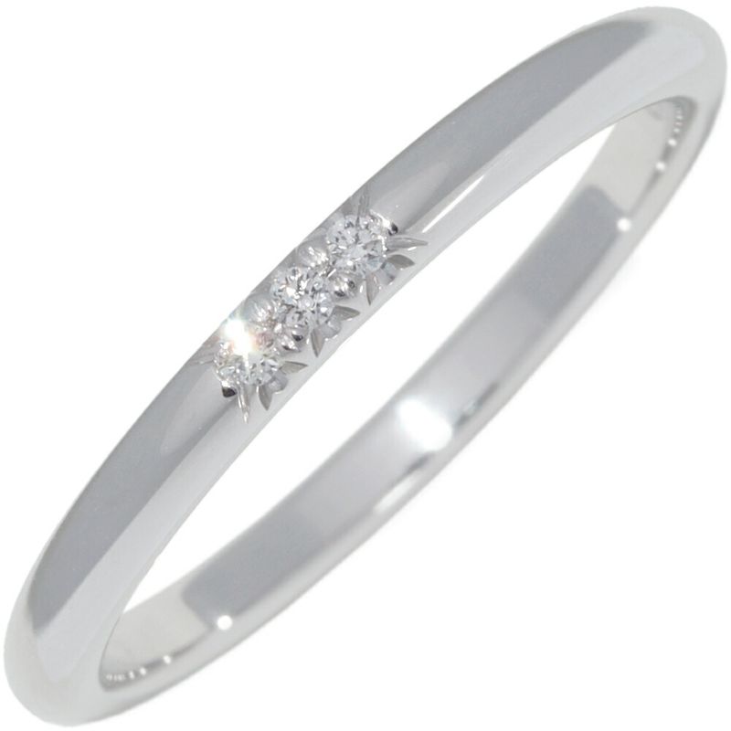 Tiffany & Co Ring Pt950 Diamond 3P (002ct) Forever Wedding Ring