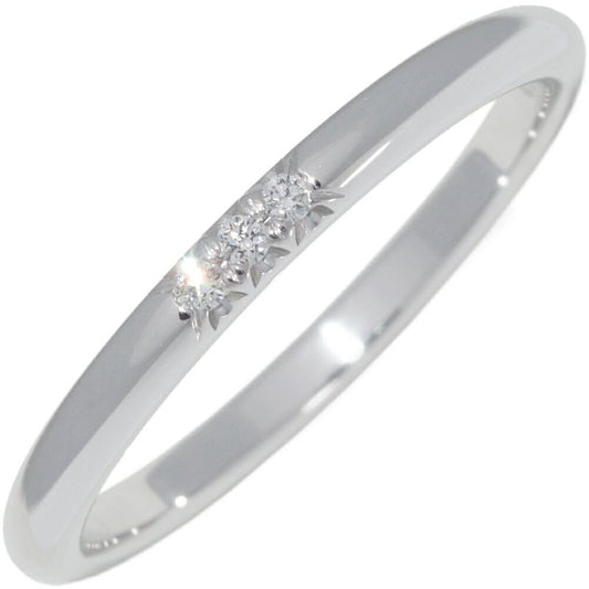 Tiffany & Co Ring Pt950 Diamond 3P (002ct) Forever Wedding Ring