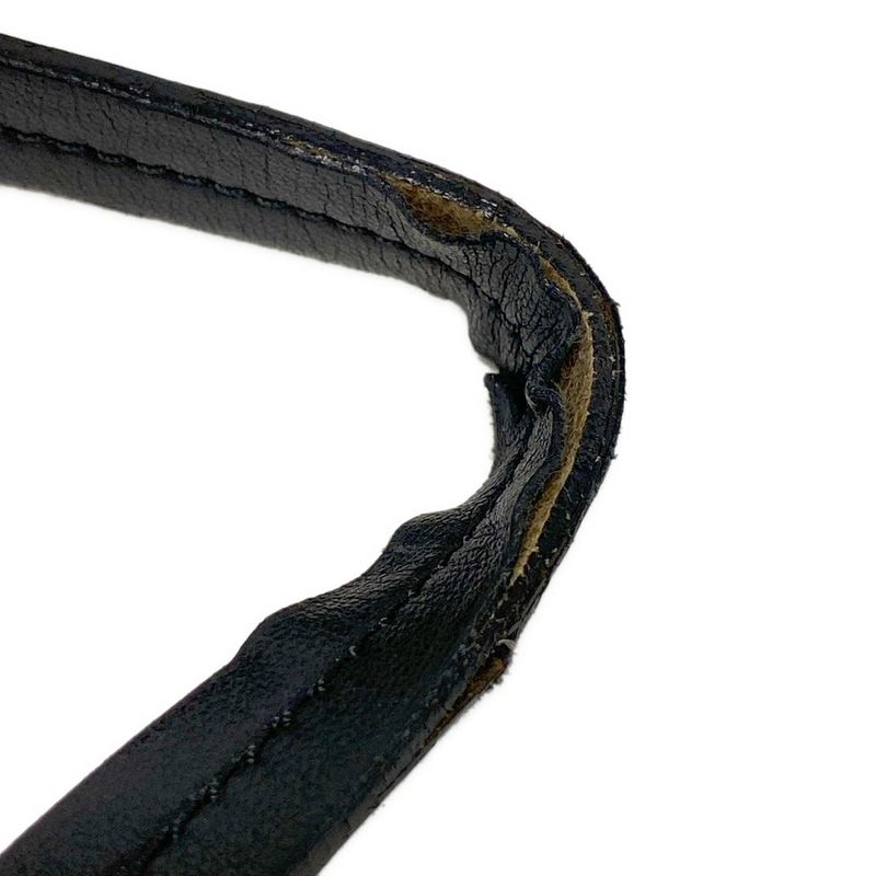 Chanel Shoulder Bag Matelasse Black Silver Hardware / Chain Shoulder / Gathered