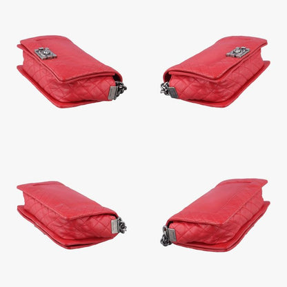 Chanel Boy Chanel Red Lambskin A67946 18786518