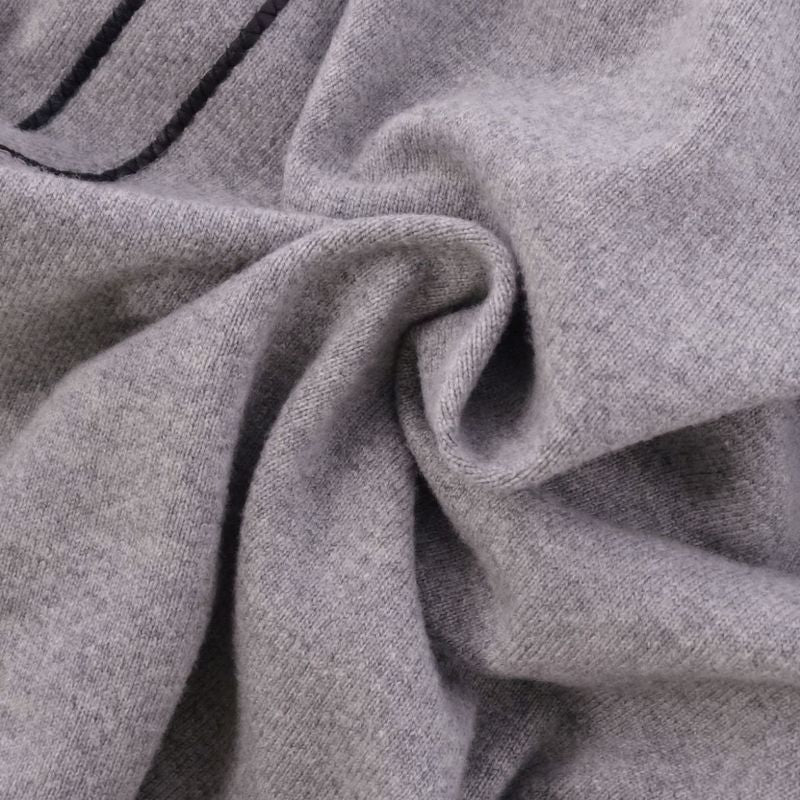 Hermes Knitted Sweater Half Zip H Logo Wool