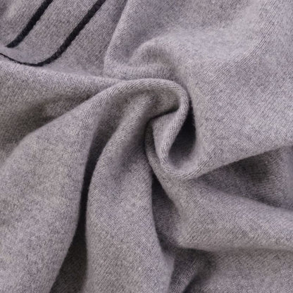 Hermes Knitted Sweater Half Zip H Logo Wool