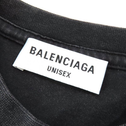 Balenciaga 2022 612964 100% Cotton USED Finish Crew Neck Short Sleeve T-shirt