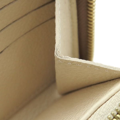 Louis Vuitton Long Wallet Zippy Wallet Bi-Color Monogram Empreinte Cles Creme X