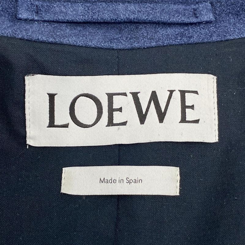 Loewe Blouson Size 52 Mens - Navy Suede/17139352100/h1268318ar
