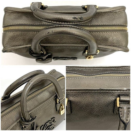 Loewe Handbag Amazona 23 Gold Anagram