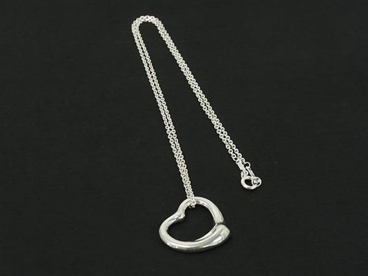 Tiffany & Co Tiffany & Co Elsa Peretti Open Heart Sv925 Big Necklace Accessori