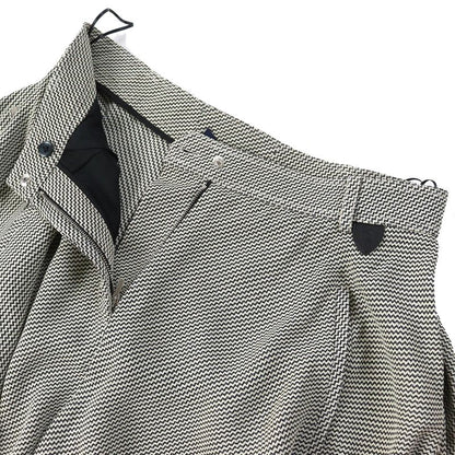 Louis Vuitton 2024 Lvleather Patch Karakoram Flared Shorts 100% Silk Lining