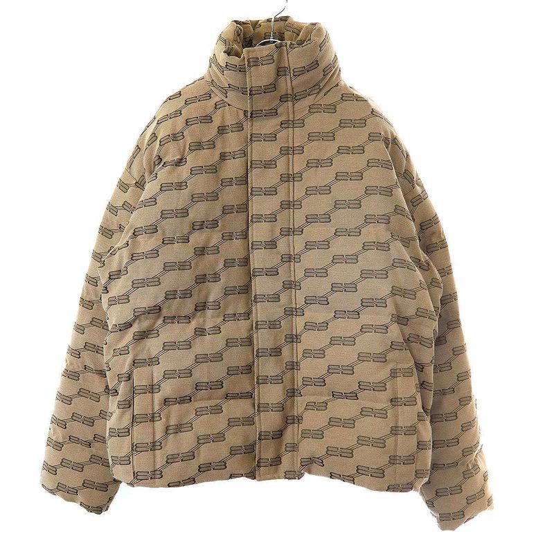 Balenciaga 2022aw BB Jacket Logo Patted Jacket 681885 Tml33 Beige 46