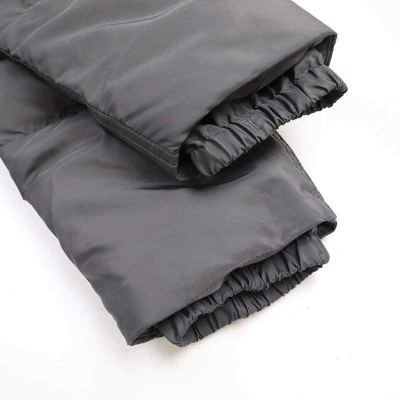 Prada Fur Down Coat 29e117 106o Gray 40