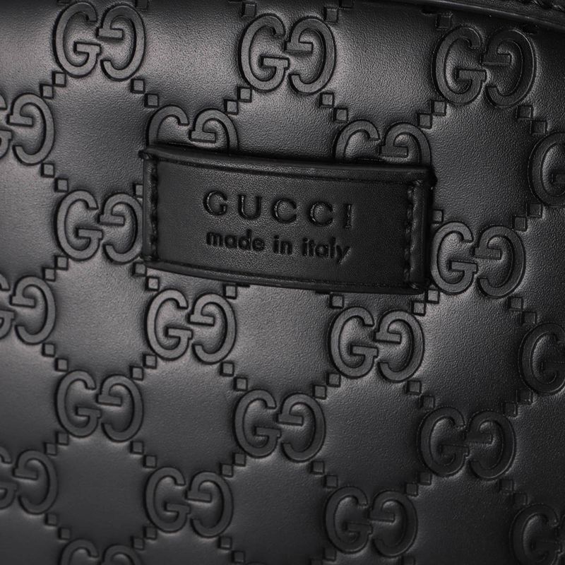 Gucci Backpack Sac Guccissima Black