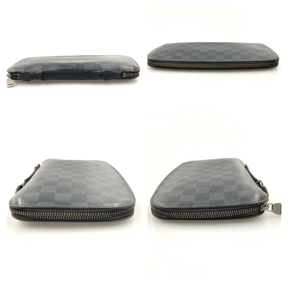 Louis Vuitton Damier Cobalt Atoll Travel Case Multi Case N63222 Black