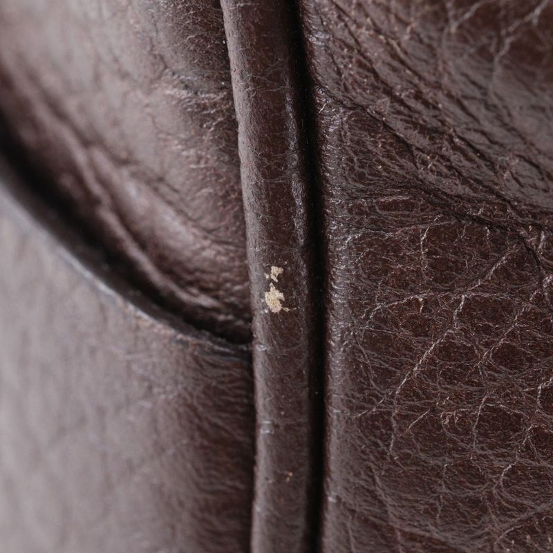 Celine Boogie Bag 134023 Leather Dark Brown Ladies Handbag