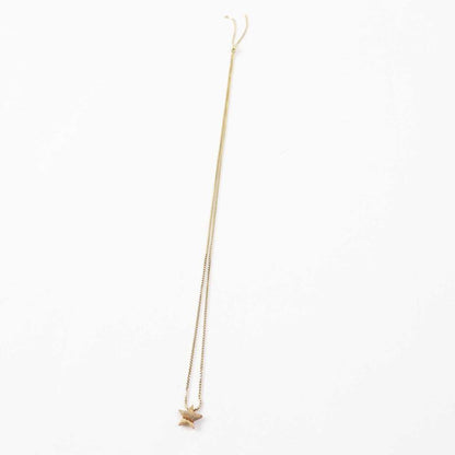 Bottega Veneta Ag925 Star Motif Necklace Brownish