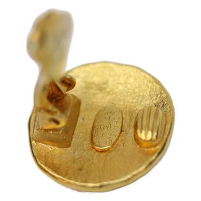 Chanel 97A Coco Mark Dot Round Earrings