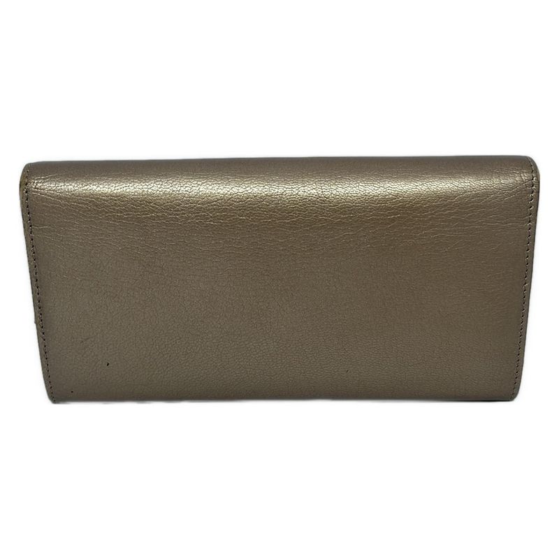 Cartier Long Wallet Love Gold Leather