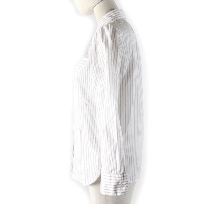 Louis Vuitton 100% Cotton Monogram Pattern LV Embroidery Long Sleeve Shirt