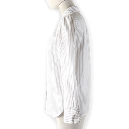 Louis Vuitton 100% Cotton Monogram Pattern LV Embroidery Long Sleeve Shirt