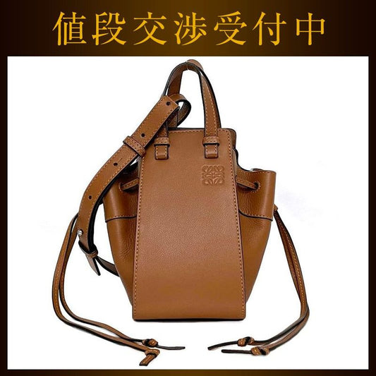Loewe Shoulder Bag Hammock Mini Brown Anagram