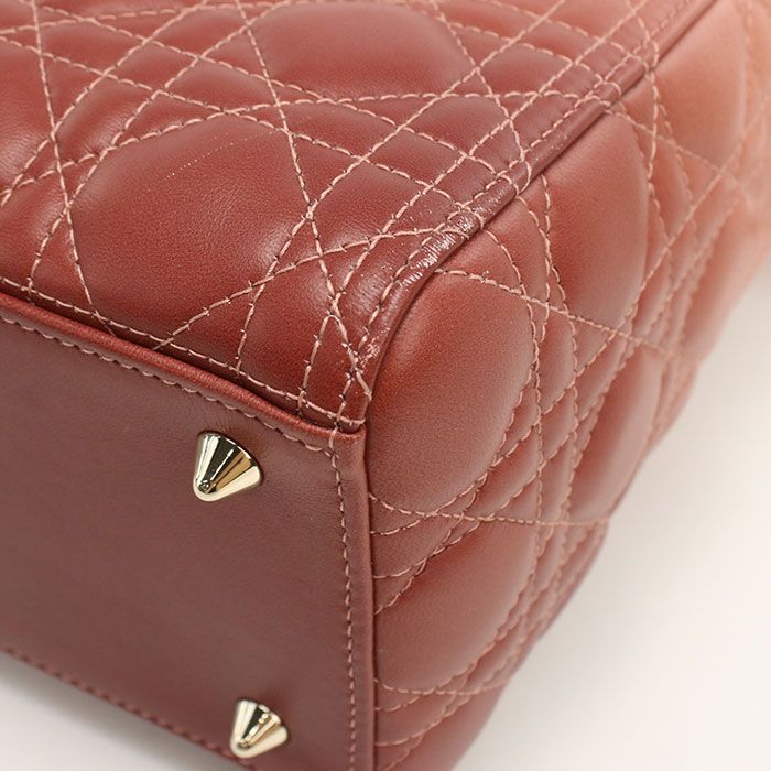 DIOR Medium Lady Dior Handbag Lambskin Ladies