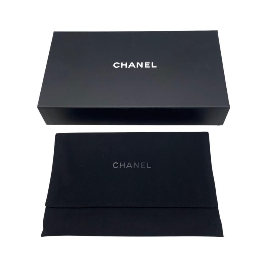 Chanel Shoulder Bag Phone Case Ap3744 Matelasse Caviar Skin Coco Mark Black